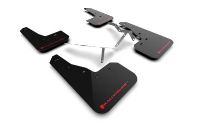 Rally Armor - Rally Armor MF90-UR-BLK/RD Black Mud Flap Red Logo