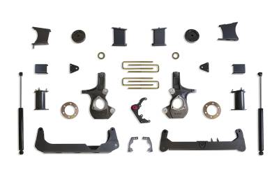 MaxTrac - MaxTrac K941570 7" CROSSMEMBER Lift Kit CAST STEEL ARMS