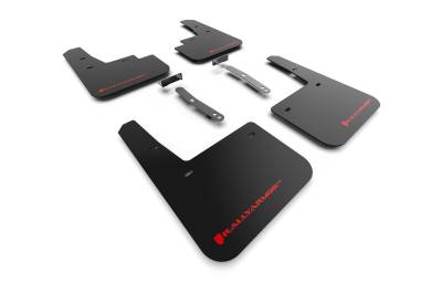 Rally Armor - Rally Armor MF83-UR-BLK-RD Black Mud Flap Red Logo