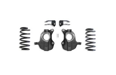 MaxTrac - MaxTrac KC331624 2"/4" Lowering Kit Spindles for GM SUV Non-Magneride
