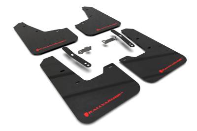 Rally Armor - Rally Armor MF21-UR-BLK-RD Black Mud Flap Red Logo