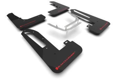 Rally Armor - Rally Armor MF97-UR-BLK-RD Black Mud Flap Red Logo