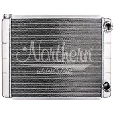 Northern Radiator - Northern Radiator 204119 Race Pro 26 x 19 GM Double Pass w/Threaded Inlet