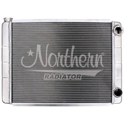 Northern Radiator - Northern Radiator 204120 Race Pro 28 x 19 GM Double Pass w/Threaded Inlet