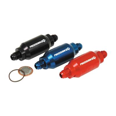 SpeedFx - SpeedFX 5779060BK Fuel Filter FX In-Line Alcohol -6AN 3-3/4 In Black