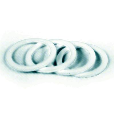 SpeedFx - SpeedFX 579109 Washer Round Hole -6AN White Set Of 5 PTFE 3/8" ID