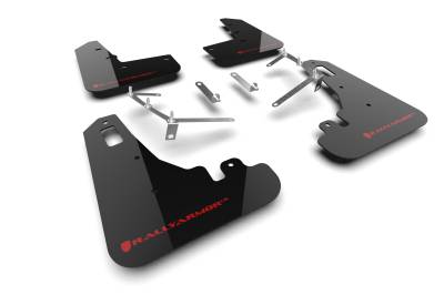 Rally Armor - Rally Armor MF99-UR-BLK-RD Black Mud Flap Red Logo