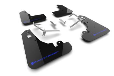 Rally Armor - Rally Armor MF99-UR-BLK-BL Black Mud Flap Blue Logo