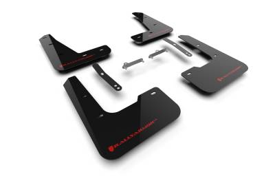 Rally Armor - Rally Armor MF120-UR-BLK-RD Black Mud Flap Red Logo