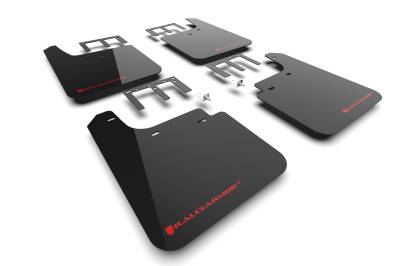Rally Armor - Rally Armor MF121-UR-BLK-RD Black Mud Flap Red Logo