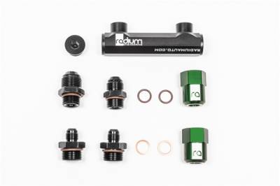 RADIUM Engineering - RADIUM Engineering 20-0463 Manifold 4-Port BOSCH PUMPS REUSES Check ValveS