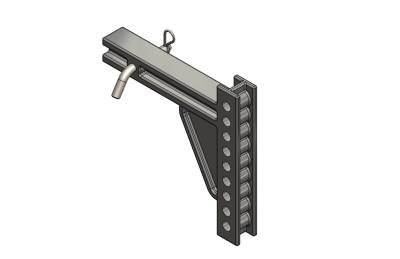 Blue Ox - Blue Ox BXW4037 TrackPro Hitch Accessory 9 Hole 2000 lbs 2" Receivers