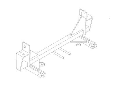 Blue Ox - Blue Ox BX2157 Tow Bar Base Plate for 2001-2006 Ford Ranger 2WD/4WD