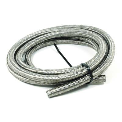 SpeedFx - SpeedFX 5321010 Braided Hose -10AN 10' Stainless Steel for Fuel/Oil/Coolant
