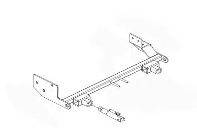 Blue Ox - Blue Ox BX1124 Tow Bar Base Plate for 1987-2014 Jeep Wrangler