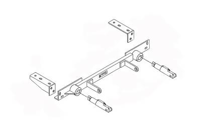 Blue Ox - Blue Ox BX1113 Tow Bar Base Plate for 1993-1995 Jeep Grand Cherokee