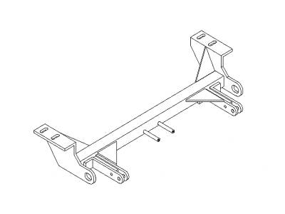 Blue Ox - Blue Ox BX2907 Tow Bar Base Plate for 98-04 Lexus LX470/Toyota Land Cruiser