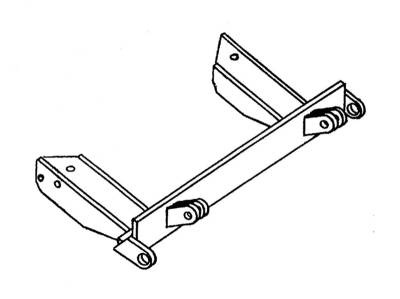 Blue Ox - Blue Ox BX1812 Tow Bar Base Plate for 1986.5-1997 NISSAN PICKUP 2WD