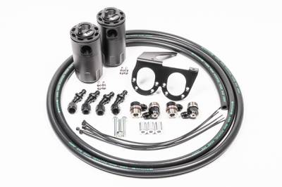 RADIUM Engineering - RADIUM Engineering 20-0555-FL Dual Catch Can CCV for Nissan R35 GT-R Fluid Lock