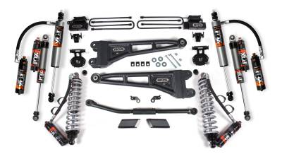 BDS Suspension - BDS Suspension BDS1307FPE FOX 2.5" Radius Arm Lift Kit 1" Rear Block