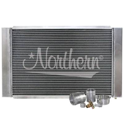 Northern Radiator - Northern Radiator 204116B 3 Row Custom Radiator Kit All Aluminum
