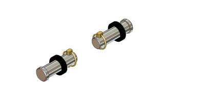 Blue Ox - Blue Ox BX88416 Kit OFF ROAD ADAPTER 1" PINS & SPACERS 2 SETS