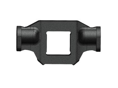 Blue Ox - Blue Ox BX88454 Mud Flap 2" Center Hub Kit 2" Receiver.