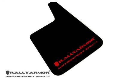 Rally Armor - Rally Armor MF20-MSUR-BK/RD Black Mud Flap Red Logo