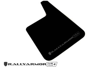Rally Armor - Rally Armor MF20-URP-BLK/GY Black Mud Flaps w/Grey Logo