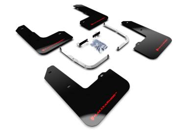 Rally Armor - Rally Armor MF57-UR-BLK/RD Black Mud Flap Red Logo