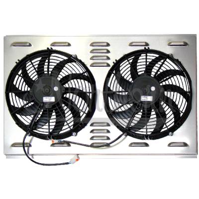 Northern Radiator - Northern Radiator Z40004 Dual 12" Fan/Shroud Combo