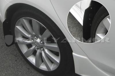 Rally Armor - Rally Armor MF8-BAS-BLK Black Mud Flap Black Logo