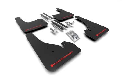 Rally Armor - Rally Armor MF67-UR-BLK/RD Black Mud Flap Red Logo