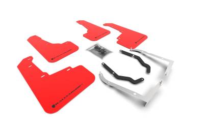 Rally Armor - Rally Armor MF46-LTUR-RD/BLK Red Mud Flap Black Logo