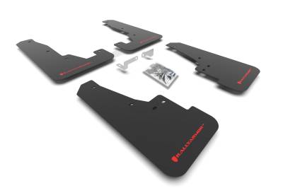 Rally Armor - Rally Armor MF55-UR-BLK/RD Black Mud Flap w/Red Logo