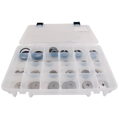 QA1 - QA1 7855-106 Kit Valve Disc 8-Pk 10mm ID x 23 MM OD x .400mm Tk