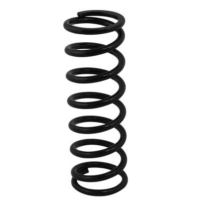 QA1 - QA1 10HT100B Spring Cr-Si High Travel 2.5" ID 10"x100 LBS/IN Black Powder Coat