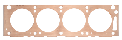 SCE Gaskets - SCE Gaskets P342532R 4.25x.032 Copper Head Gasket Right Side for Ford 390-428 FE
