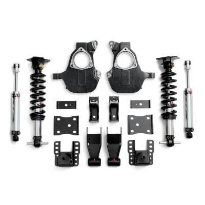 QA1 - QA1 LK22-GMT04 4/6 Lowering Kit 14-18 GM 1500 4WD Stamped/Al. Arms Double Adjust
