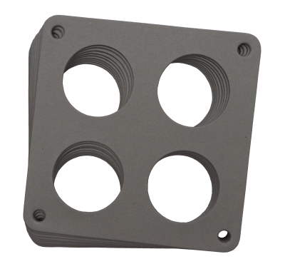 SCE Gaskets - SCE Gaskets 3582 Holley Dominator 4 Hole .062 Thick Base Gasket 10Pc