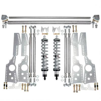 QA1 - QA1 R270-110 HD Pro Rear Drag 4-Link System Double Adjust 110lb Springs