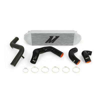 Mishimoto - Mishimoto MMINT-FOST-13KBSL Focus ST Intercooler Kit 13-18 Silver Black Pipes