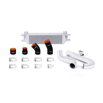 Mishimoto - Mishimoto MMINT-MUS4-15KPSL Mustang Intercooler Kit 15-23 Silver w/Pipe