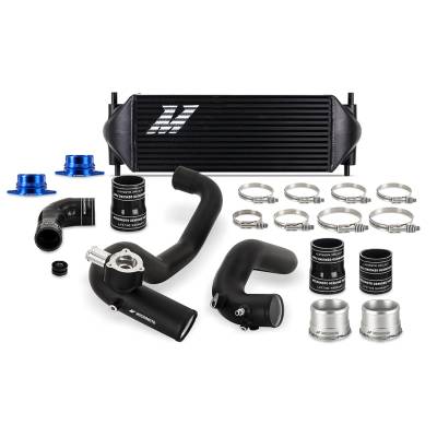 Mishimoto - Mishimoto MMINT-BR23-21KBBK Intercooler Kit Bronco 2.3L 21+ Black IC Pipes