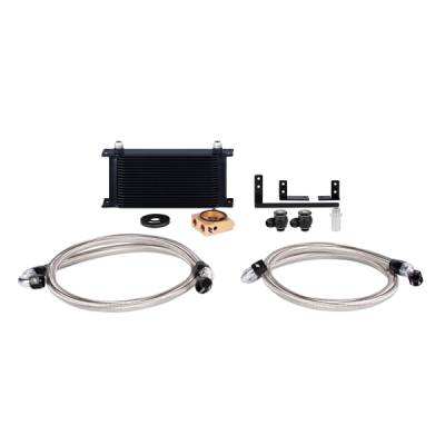 Mishimoto - Mishimoto MMOC-MIA-16TBK Black Thermostatic Oil Cooler for 16-18 Mazda Miata