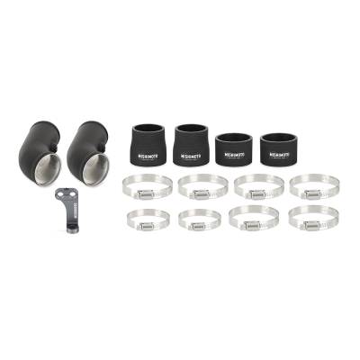 Mishimoto - Mishimoto MMICP-F10-12MWBK BMW F1X M5/M6 12-18 Charge Pipes Micro Wrinkle Black