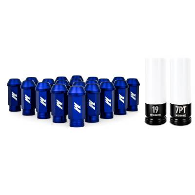 Mishimoto - Mishimoto MMLG-125-20LBL Alu. Locking Lug Nuts M12x1.25 20pc Set Blu