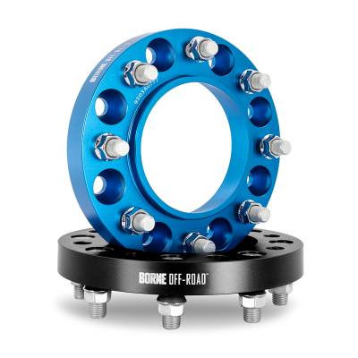 Mishimoto - Mishimoto BNWS-006-250BK 25mm Black Wheel Spacers 8X165.1 121.3mm CB M14x1.5