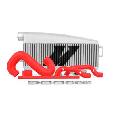 Mishimoto - Mishimoto MMTMIC-WRX-01SLRD Top-Mount Intercooler w/Red Pipe for 02-07 WRX