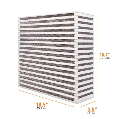 Mishimoto - Mishimoto MMUIC-21 Universal Air-to-Air Race Intercooler Core 10.5x10.4x3.5"